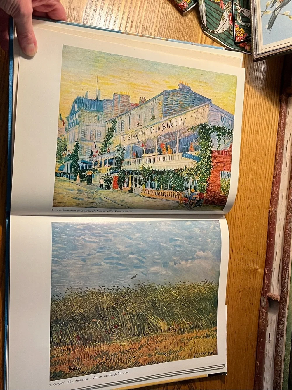 Book of full color glossy Van Gogh bookplates framing